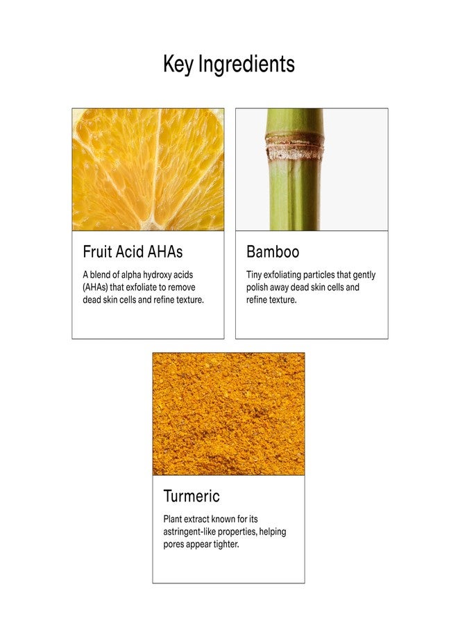 CLEARSTEM PREGAME Illuminating Face Mask with AHA Face Exfoliant - Skin Facial Mask with Bamboo & Turmeric for Makeup Prep - Gentle Face Exfoliator and Smoothing Face Mask for Weekly Skincare Routine - Image 4